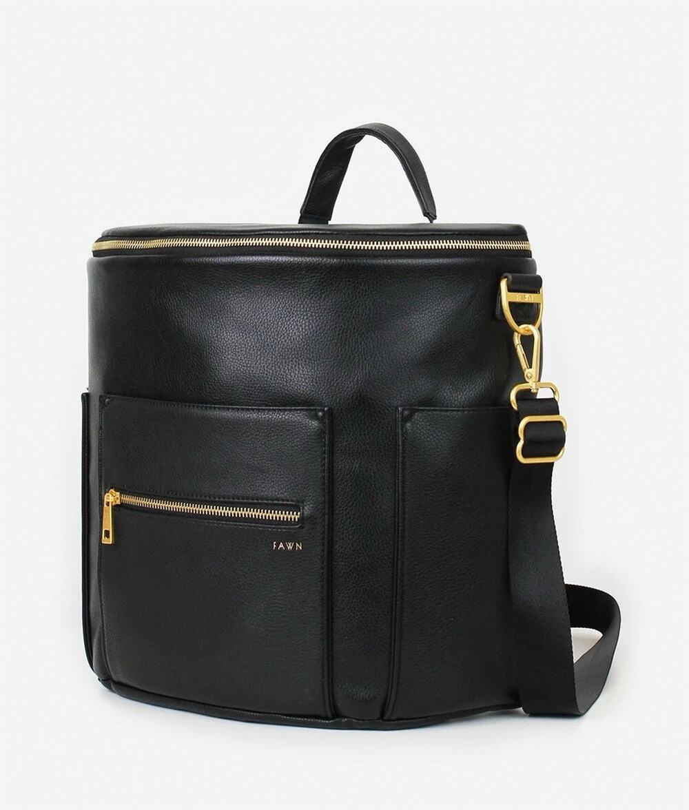 Fawn Design Black Diaper Bag the Original